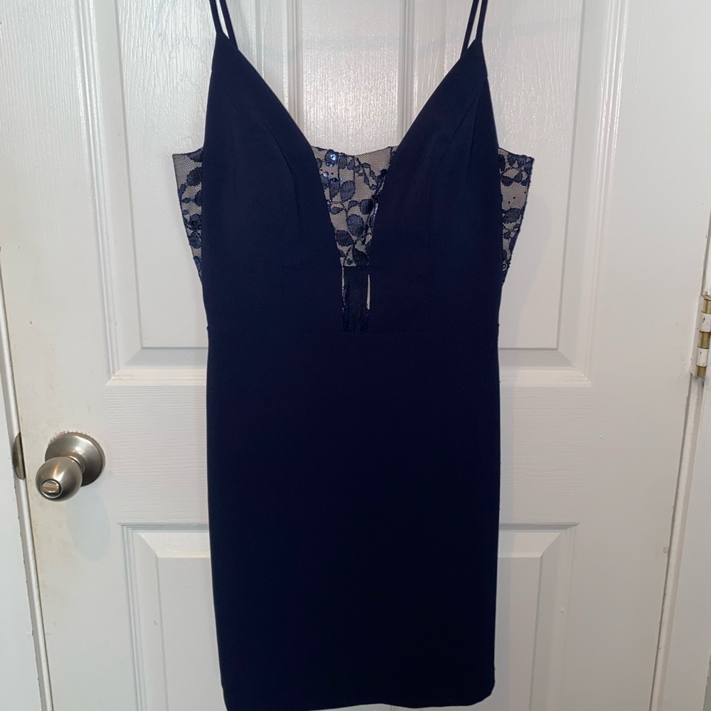 DILLARD'S NWOT Teeze Me Navy Mini Dress